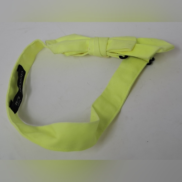 J. Crew Crewcuts Kids Boys Tie Bow  Tie Accessories Bright Yellow Adjustable - Picture 5 of 5